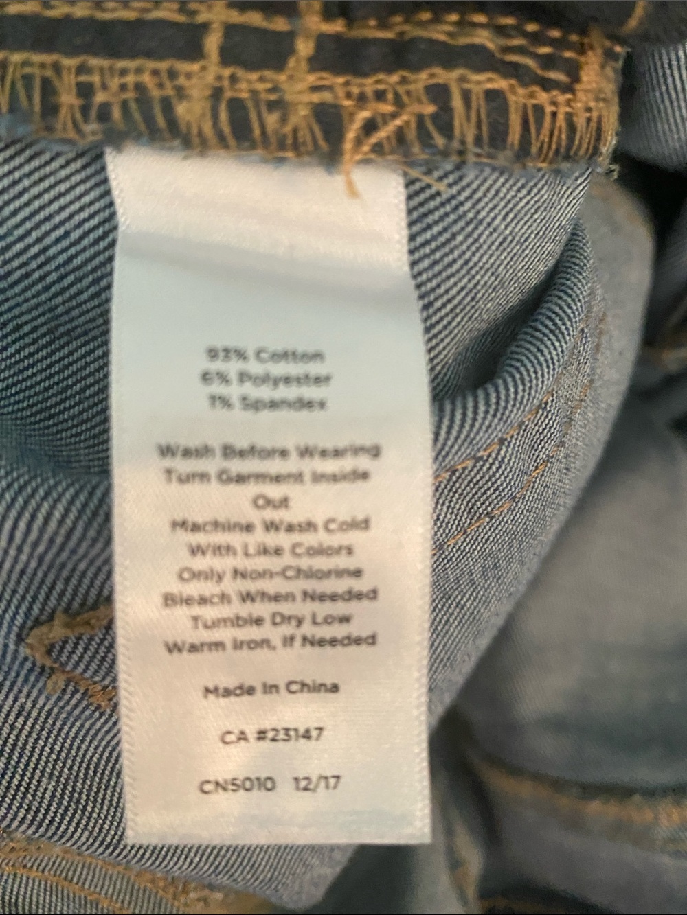 Talbots straight crop size 16 jeans excellent condition - Picture 3 of 4